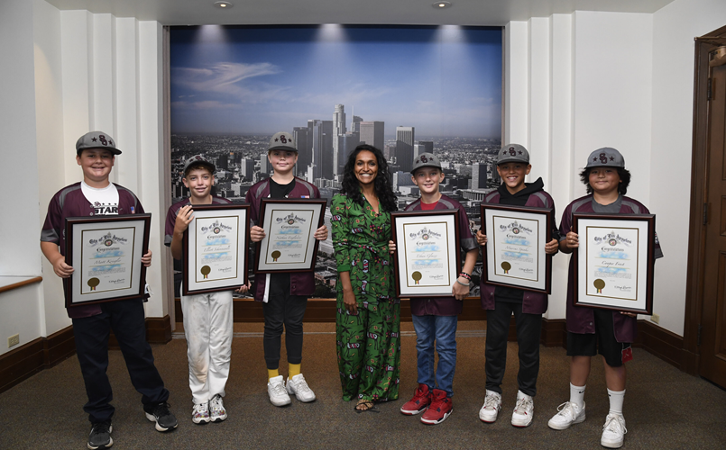 2022 11u Allstars go to City Hall
