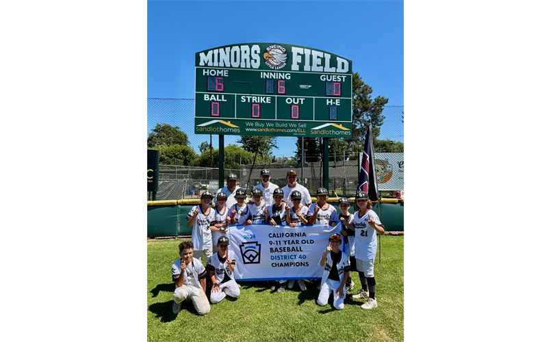 Congrats 11-year-old District 40 Champions!!!